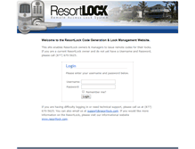Tablet Screenshot of codes.resortlock.com